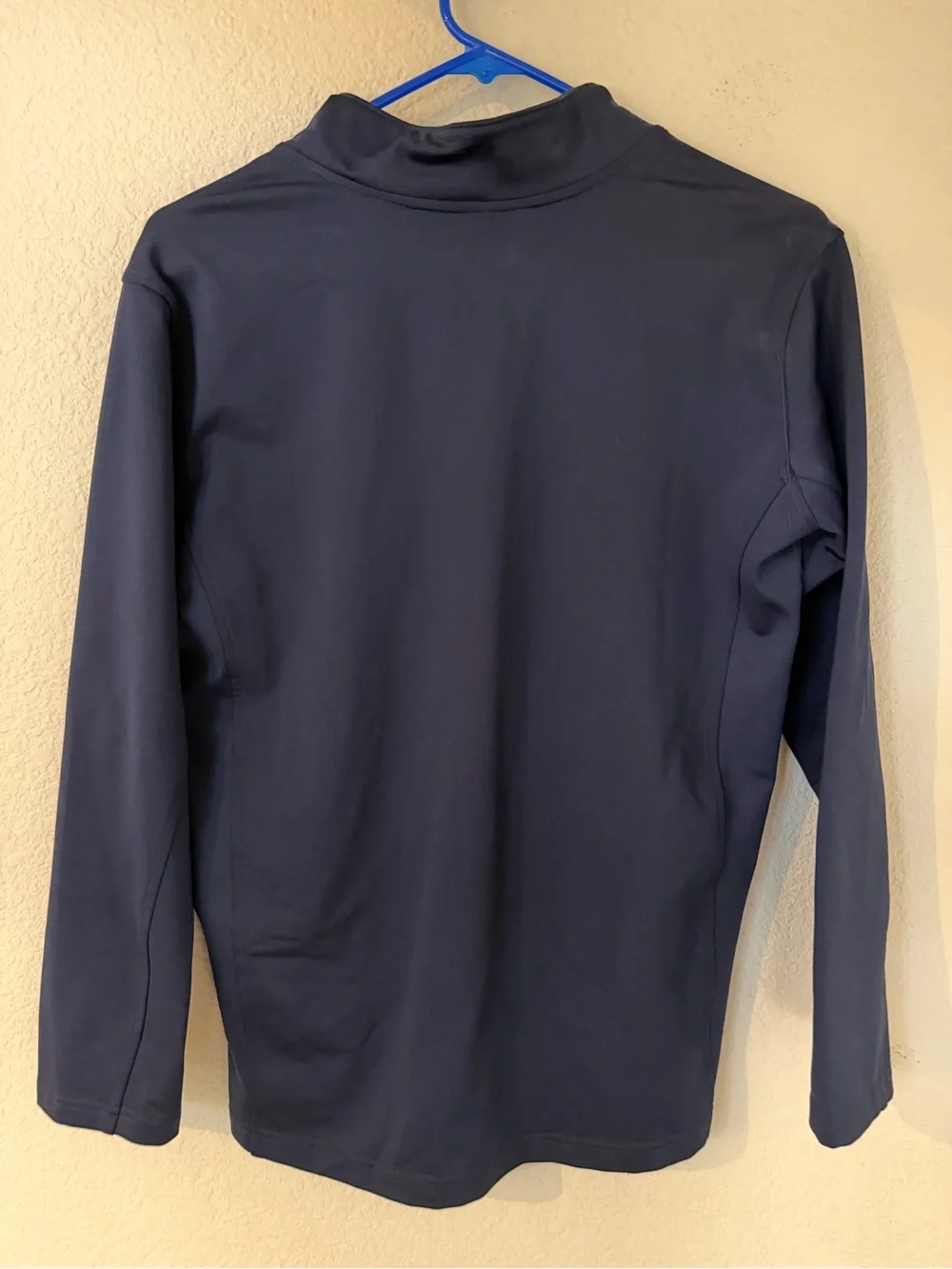New Balance Navy Long-Sleeve quarter zip- YXL